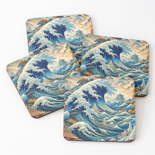 Item preview, Great Wave Mural designed and sold by HolyWon.