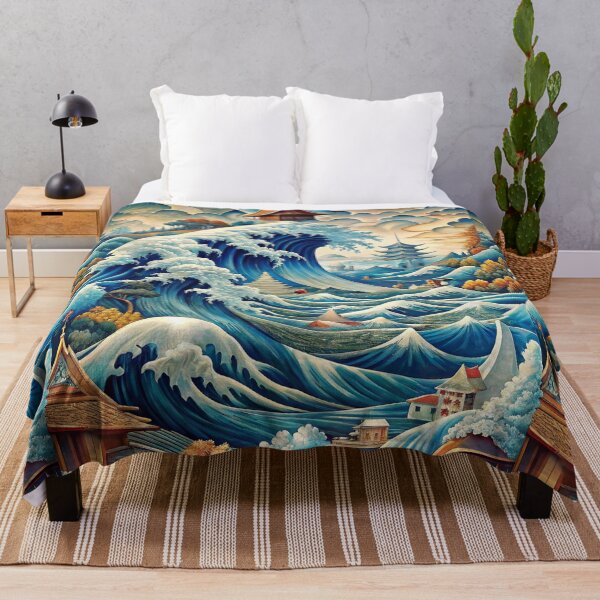 Item preview, Great Wave Mural designed and sold by HolyWon.
