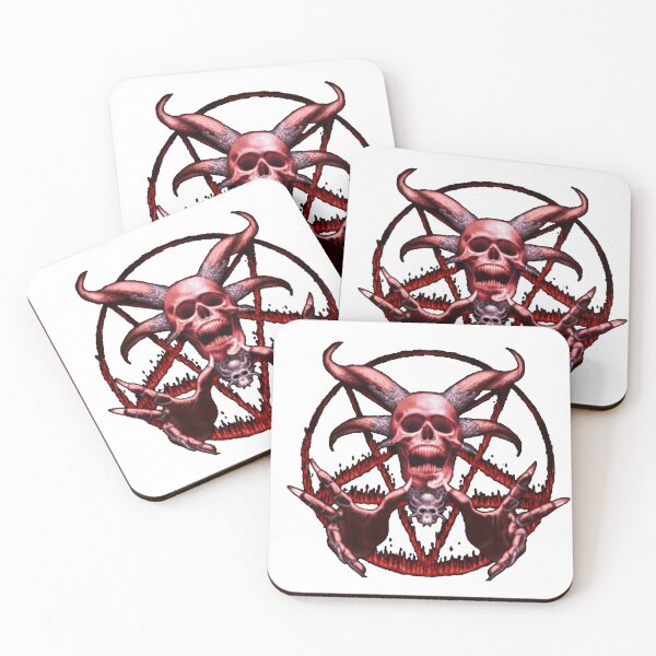 Item preview, Red Demonic Skull with Pentagram Design  designed and sold by Lilith.3x313 Vault.