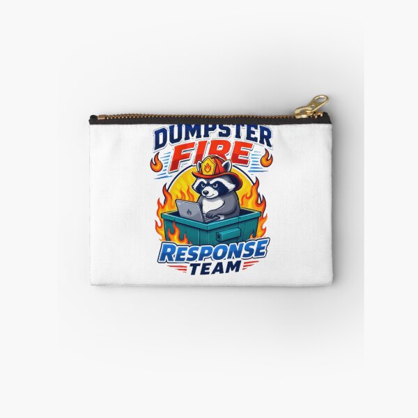 Item preview, Dumpster Fire Response Team Crisis Management IT Professional Humor designed and sold by RetroMini2026.