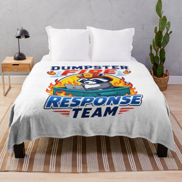 Item preview, Dumpster Fire Response Team Crisis Management IT Professional Humor designed and sold by RetroMini2026.