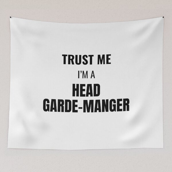Item preview, Trust Me I'm a Head Garde-Manger (Black) designed and sold by ShipCrewNation.