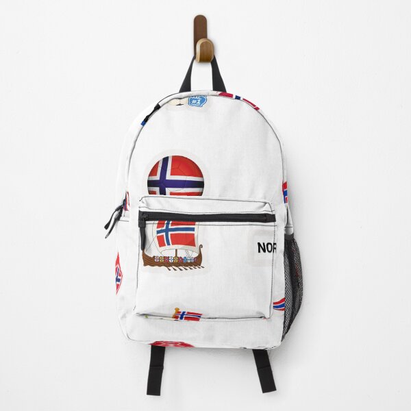 Item preview, Norway Flag Sticker Pack designed and sold by KAWAII STUDIO NB.
