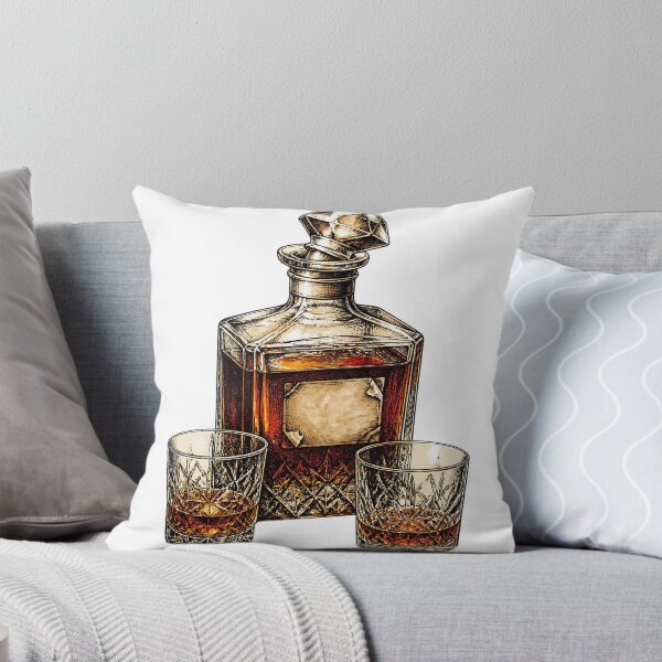 Item preview, Decanted & Unlabelled Vintage Whisky Tee designed and sold by PlanningPress.