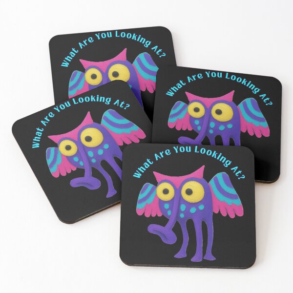 Item preview, What Are You Looking At? -  Funny Wide-Eyed Monster designed and sold by PatykArt.