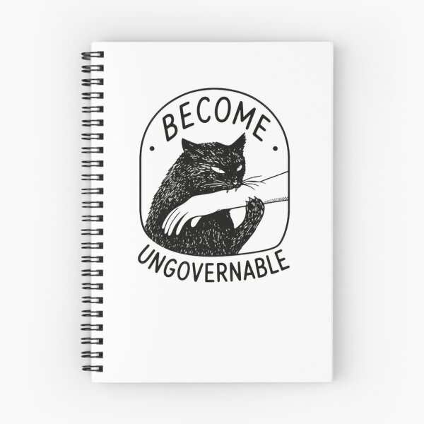 Item preview, Become Ungovernable Black Cat Anarchy Rebellious Independent Feline Lover designed and sold by RetroMini2026.