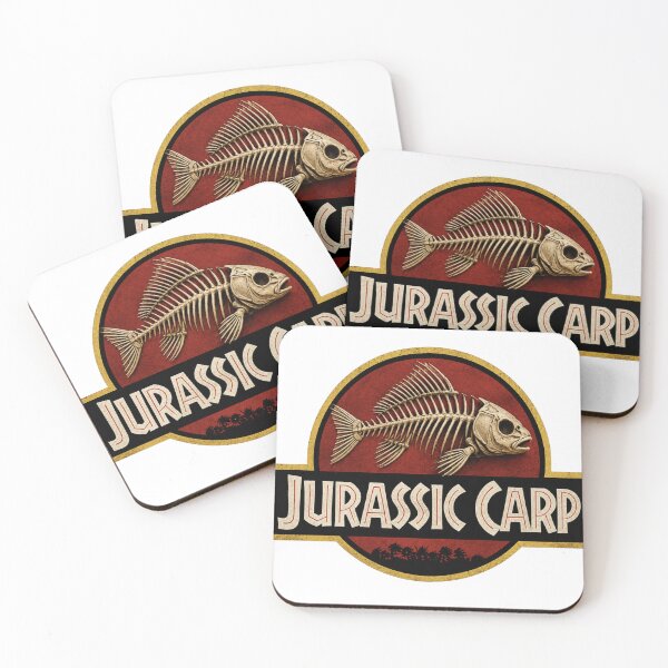 Item preview, Jurassic Carp – Retro Fish Skeleton Parody Design designed and sold by The Mayors Den.