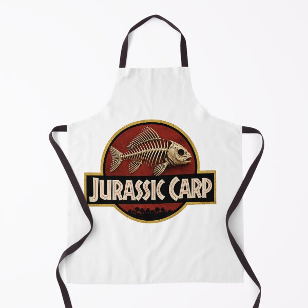 Item preview, Jurassic Carp – Retro Fish Skeleton Parody Design designed and sold by MayorsDen.