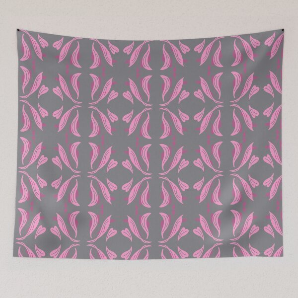 Item preview, Soft Pink Leaves seamless pattern  designed and sold by RuwaDesignArt.