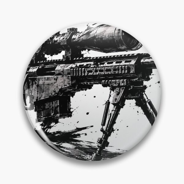 Item preview, Stealth Sniper Rifle Ink Splatter Design designed and sold by Munib320.
