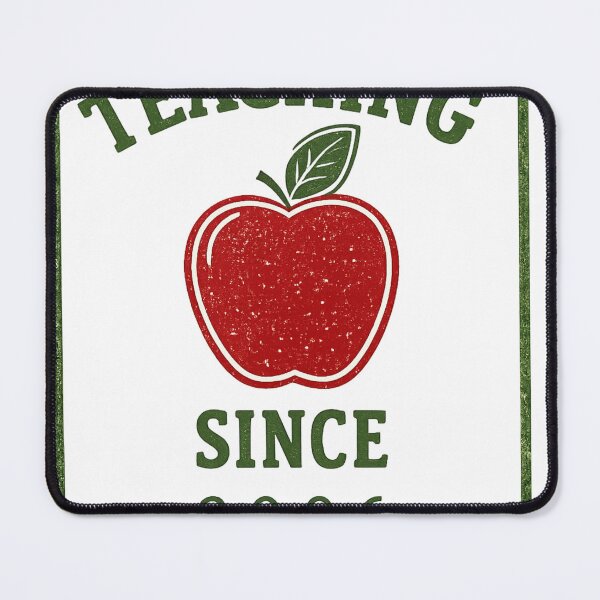 Item preview, Teaching Since 2006 Vintage Apple Badge Teacher designed and sold by Worn & Witty.