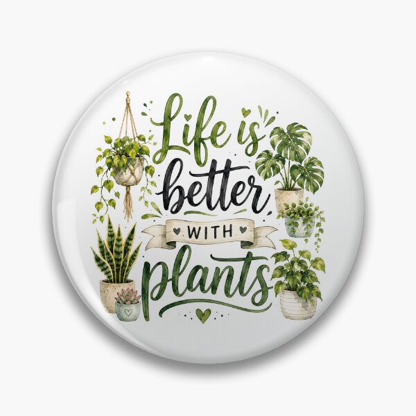 Item preview, Life is better with plants designed and sold by nimmitrends.