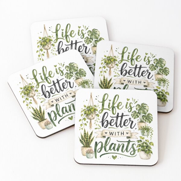 Item preview, Life is better with plants designed and sold by nimmitrends.