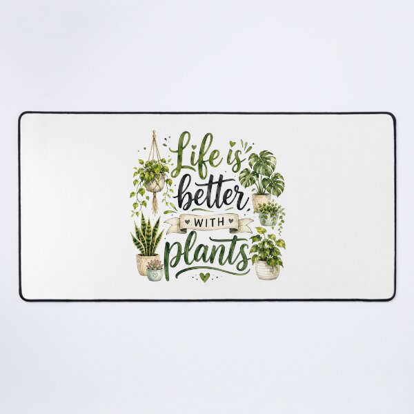 Item preview, Life is better with plants designed and sold by nimmitrends.