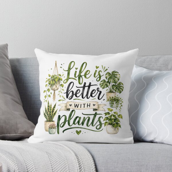 Item preview, Life is better with plants designed and sold by nimmitrends.