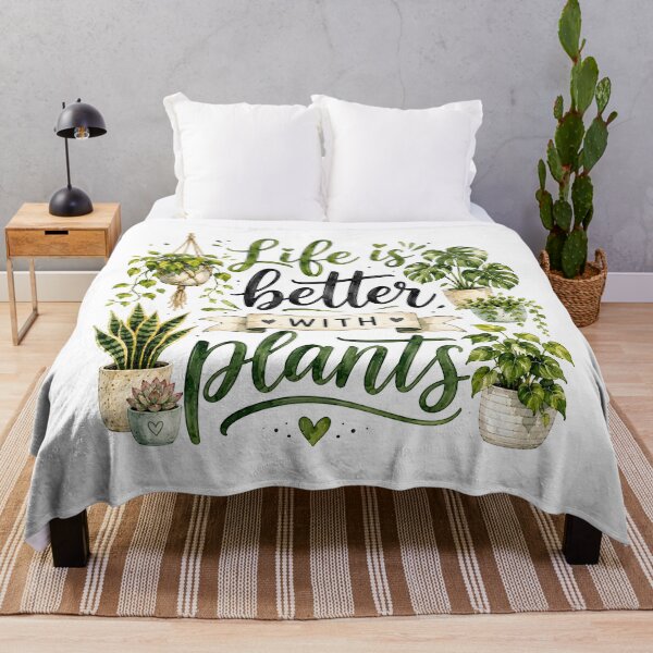 Item preview, Life is better with plants designed and sold by nimmitrends.
