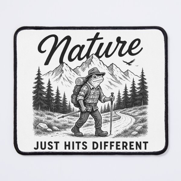 Item preview, Hiking Frog Nature Adventure Forest designed and sold by Gabe1983.