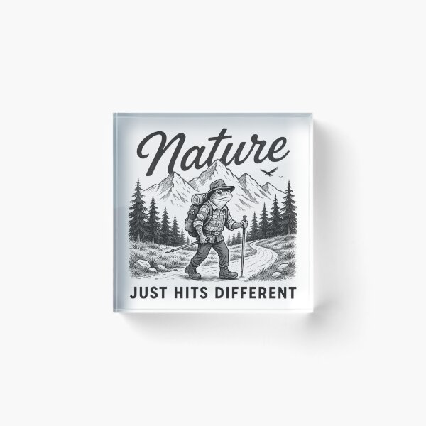 Item preview, Hiking Frog Nature Adventure Forest designed and sold by Gabe1983.