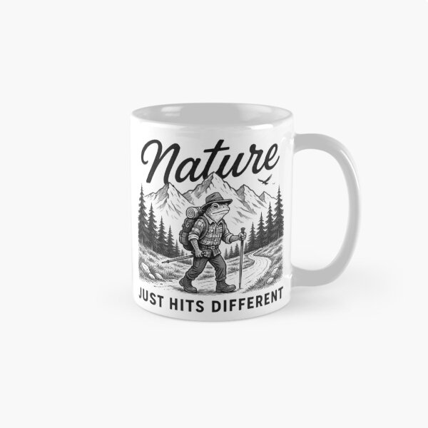 Item preview, Hiking Frog Nature Adventure Forest designed and sold by Gabe1983.