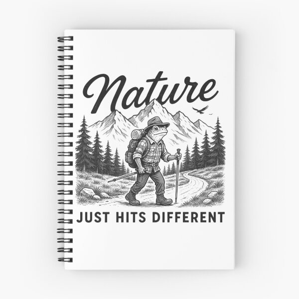 Item preview, Hiking Frog Nature Adventure Forest designed and sold by Gabe1983.