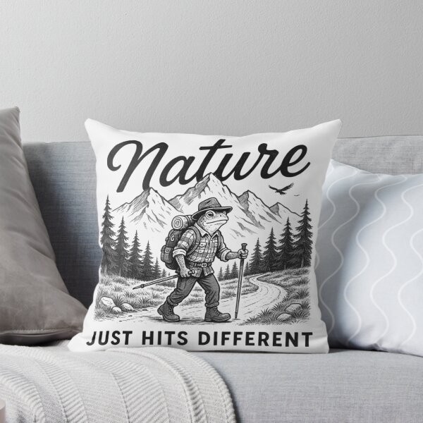 Item preview, Hiking Frog Nature Adventure Forest designed and sold by Gabe1983.