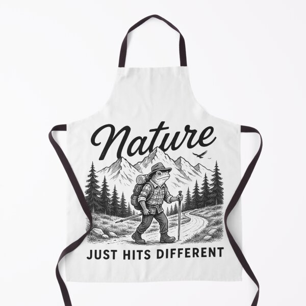 Item preview, Hiking Frog Nature Adventure Forest designed and sold by GabeMountainArt.