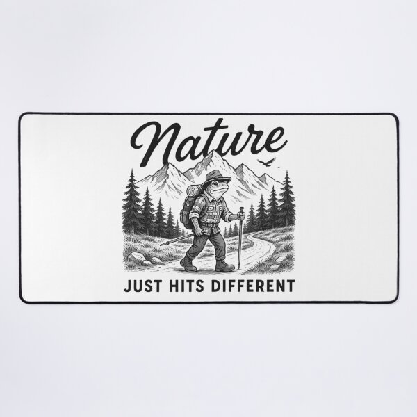 Item preview, Hiking Frog Nature Adventure Forest designed and sold by Gabe1983.