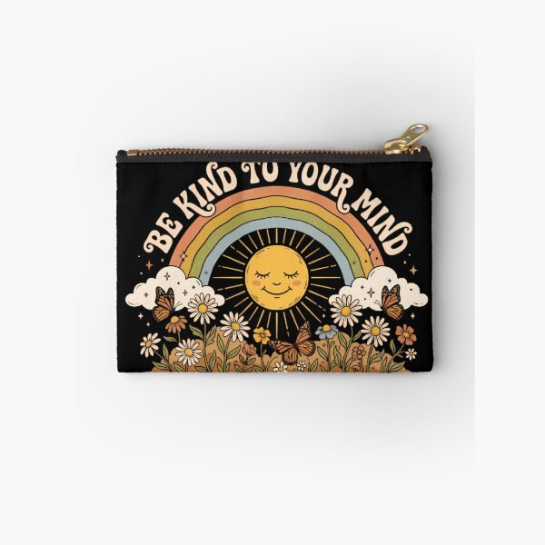 Item preview, Be Kind To Your Mind Rainbow Sun designed and sold by Linework Studio.