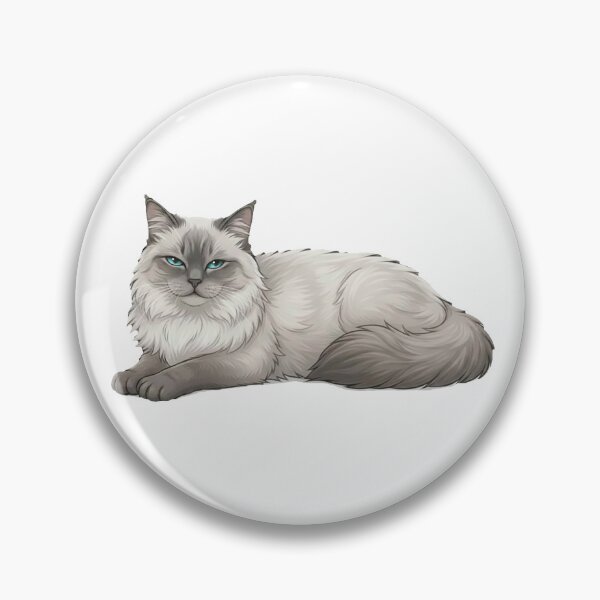 Item preview, Ragdoll Cat Collection #08 – Calm Guardian Pose designed and sold by Quiet Joy Studio.