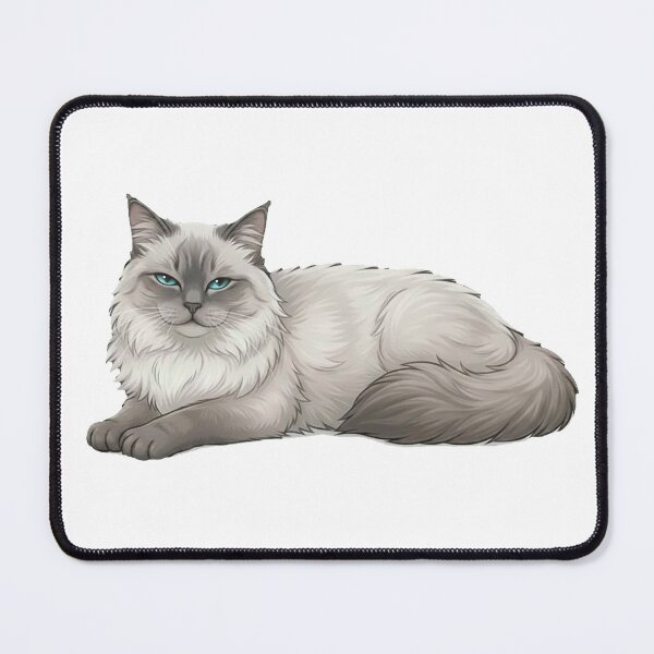 Item preview, Ragdoll Cat Collection #08 – Calm Guardian Pose designed and sold by Quiet Joy Studio.