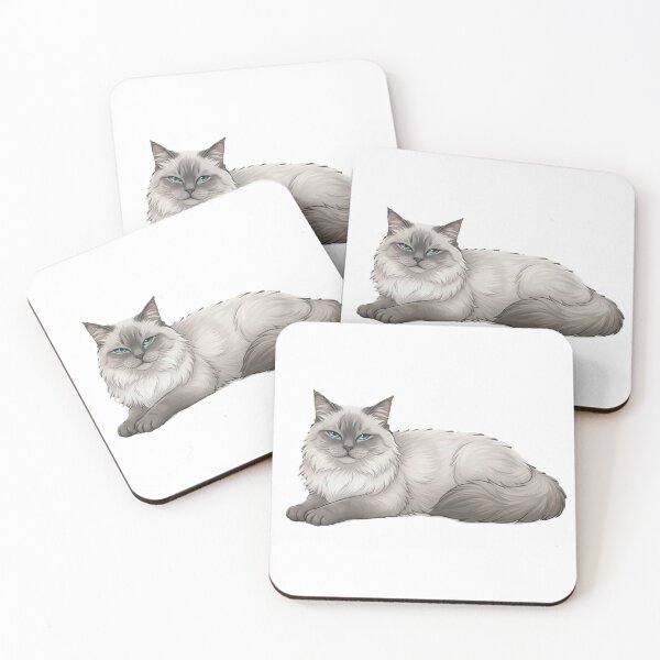 Item preview, Ragdoll Cat Collection #08 – Calm Guardian Pose designed and sold by Quiet Joy Studio.