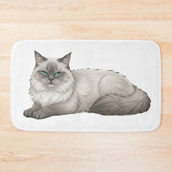 Item preview, Ragdoll Cat Collection #08 – Calm Guardian Pose designed and sold by Quiet Joy Studio.