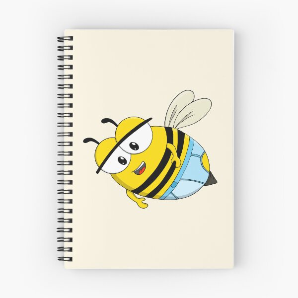 Item preview, Cute Cartoon Bee Wearing Blue Underwear designed and sold by shopdiego.