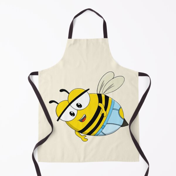 Item preview, Cute Cartoon Bee Wearing Blue Underwear designed and sold by shopdiego.