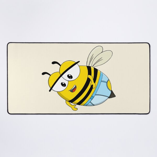 Item preview, Cute Cartoon Bee Wearing Blue Underwear designed and sold by shopdiego.