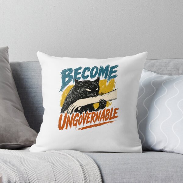 Item preview, Become Ungovernable Independent Cat Rebel designed and sold by RetroMini2026.