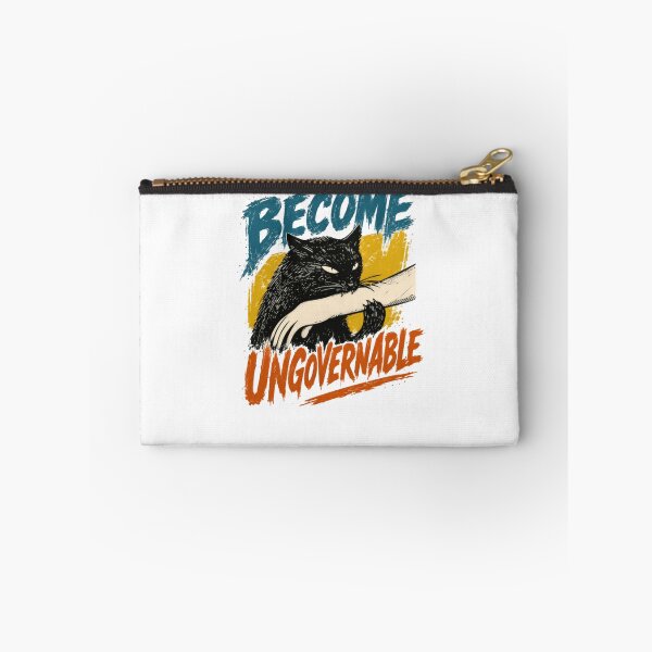 Item preview, Become Ungovernable Independent Cat Rebel designed and sold by RetroMini2026.