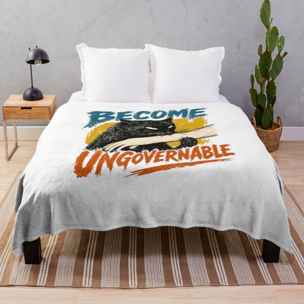 Item preview, Become Ungovernable Independent Cat Rebel designed and sold by RetroMini2026.