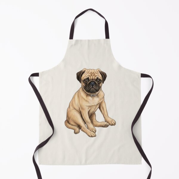 Item preview, Pug Dog, Illustration of Cute/Ugly Puppy designed and sold by JoyfulWhimsy.