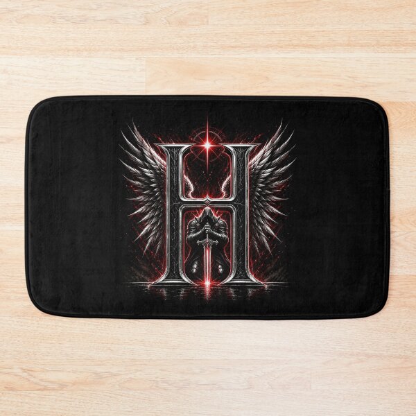 Item preview, Crimson Oath Sentinel Letter H designed and sold by BlissBlvdShop.