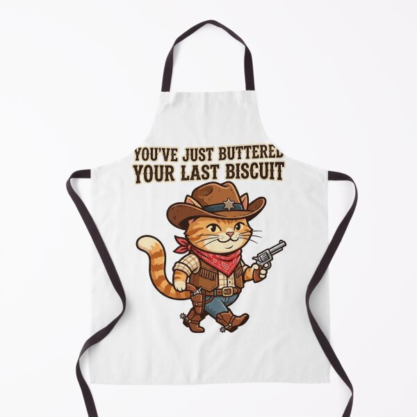 Item preview, You've Just Buttered Your Last Biscuit Cowboy Cat designed and sold by raedattia.