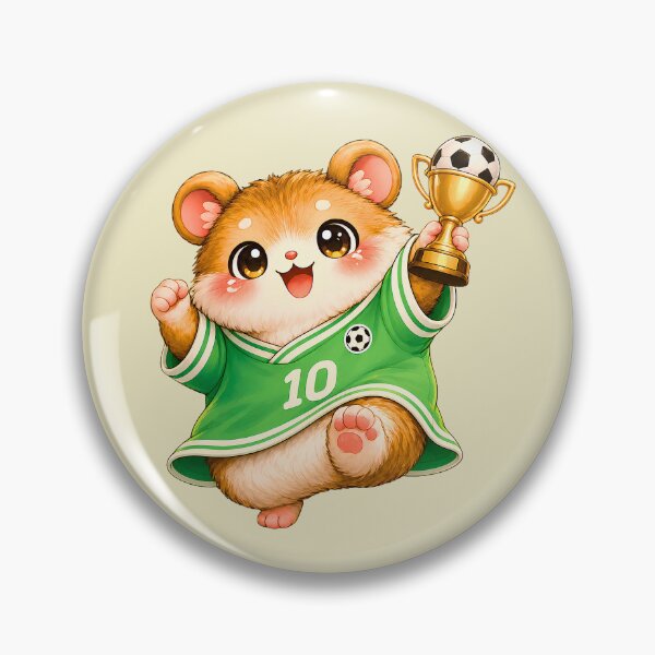 Item preview, Victory Dance Hamster ?⚽ Cute Football Champion Design designed and sold by Pick'n Quick.