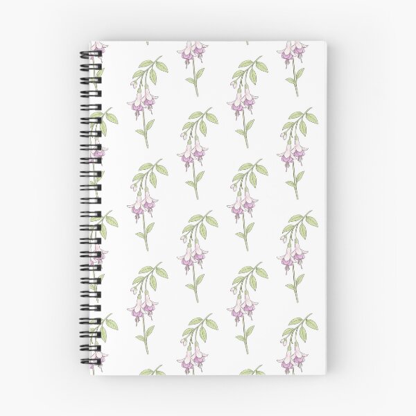 Item preview, Delicate fuchsia blooms designed and sold by Side Quest Co..