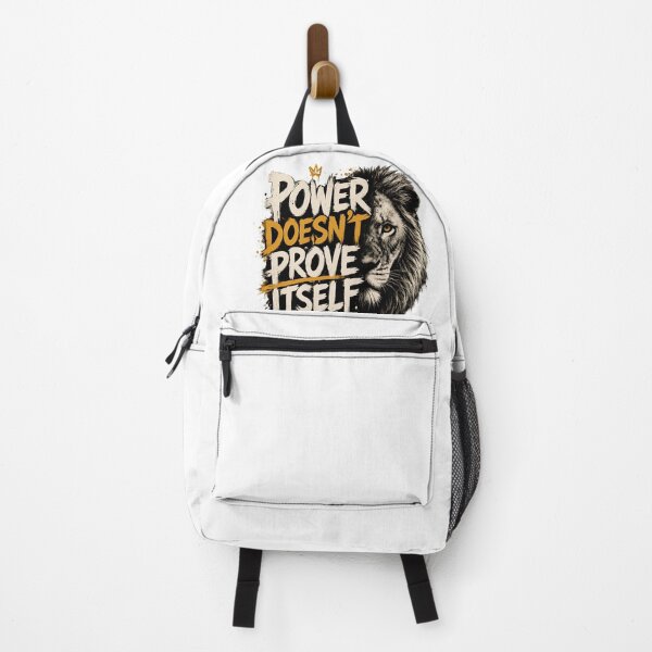 Item preview, Power Doesn't Prove Itself Graffiti Lion Art designed and sold by Presshue.