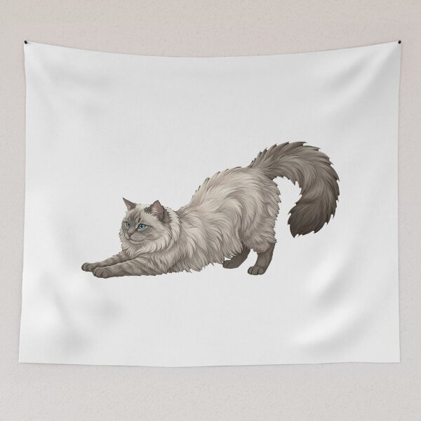 Item preview, Ragdoll Cat Collection #04: Morning Stretch designed and sold by Quiet Joy Studio.