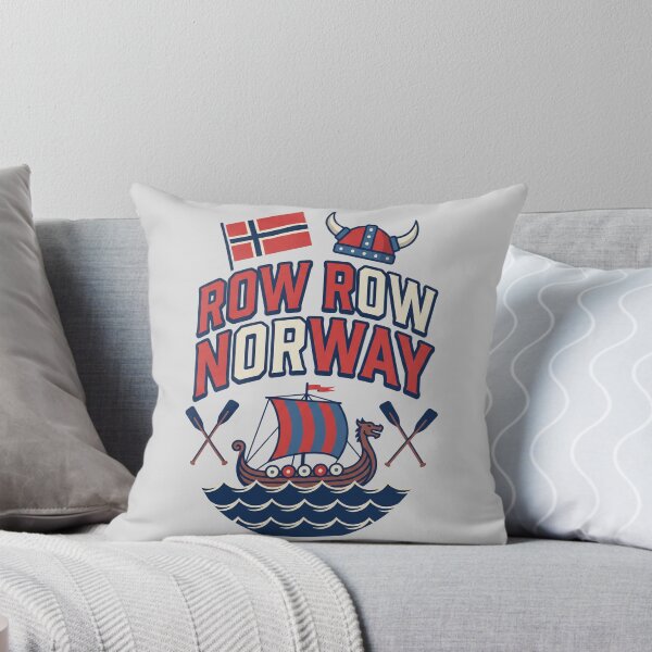 Item preview, Row Row Row Norway Viking Nordic Heritage Pride designed and sold by by-the-tree.