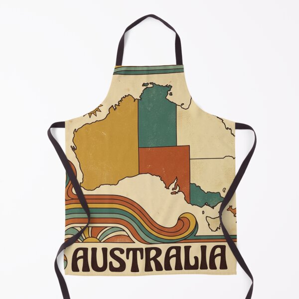 Item preview, Australia Retro Colour Poster designed and sold by Dimensionality.