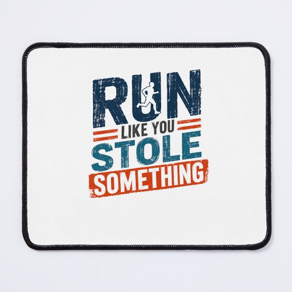 Item preview, Run Like You Stole Something Funny Running Jogger Athlete Motivation designed and sold by RetroMini2026.