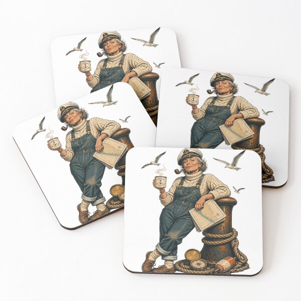 Item preview, Harbour Mistress Off Duty Retro Vintage Nautical designed and sold by PlanningPress.