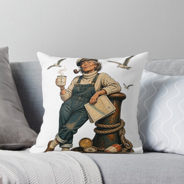 Item preview, Harbour Mistress Off Duty Retro Vintage Nautical designed and sold by PlanningPress.